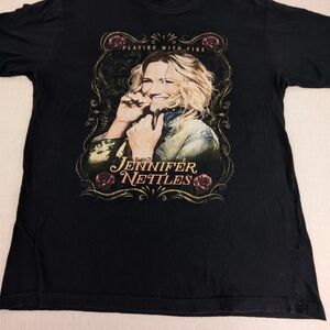 Jennifer Nettles Black Concert Tee Large